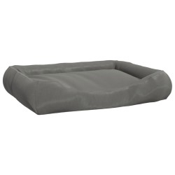 vidaXL Hundebett mit Kissen Grau 89x75x19 cm Oxford-Gewebe