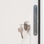 vidaXL Haustür Weiß 100x200 cm Aluminium vidaXL Haustür Weiß 100x200 cm Aluminium