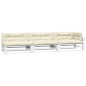 vidaXL Palettenkissen 7-tlg. Creme Stoff vidaXL Palettenkissen 7-tlg. Creme Stoff