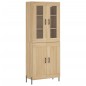 vidaXL Highboard Sonoma-Eiche 69,5x34x180 cm Holzwerkstoff vidaXL Highboard Sonoma-Eiche 69,5x34x180 cm Holzwerkstoff