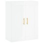 vidaXL Highboard Hochglanz-Weiß 69,5x34x180 cm Holzwerkstoff vidaXL Highboard Hochglanz-Weiß 69,5x34x180 cm Holzwerkstoff