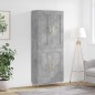 vidaXL Highboard Betongrau 69,5x34x180 cm Holzwerkstoff vidaXL Highboard Betongrau 69,5x34x180 cm Holzwerkstoff