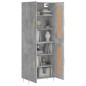 vidaXL Highboard Betongrau 69,5x34x180 cm Holzwerkstoff vidaXL Highboard Betongrau 69,5x34x180 cm Holzwerkstoff