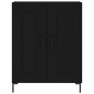 vidaXL Highboard Schwarz 69,5x34x180 cm Holzwerkstoff vidaXL Highboard Schwarz 69,5x34x180 cm Holzwerkstoff