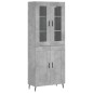 vidaXL Highboard Betongrau 69,5x34x180 cm Holzwerkstoff vidaXL Highboard Betongrau 69,5x34x180 cm Holzwerkstoff
