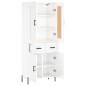 vidaXL Highboard Hochglanz-Weiß 69,5x34x180 cm Holzwerkstoff vidaXL Highboard Hochglanz-Weiß 69,5x34x180 cm Holzwerkstoff