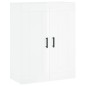 vidaXL Highboard Hochglanz-Weiß 69,5x34x180 cm Holzwerkstoff vidaXL Highboard Hochglanz-Weiß 69,5x34x180 cm Holzwerkstoff
