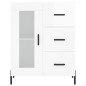 vidaXL Highboard Hochglanz-Weiß 69,5x34x180 cm Holzwerkstoff vidaXL Highboard Hochglanz-Weiß 69,5x34x180 cm Holzwerkstoff