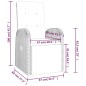 vidaXL 2-tlg. Garten-Lounge-Set Grau Poly Rattan & Massivholz Akazie vidaXL 2-tlg. Garten-Lounge-Set Grau Poly Rattan & Massivholz Akazie