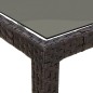 vidaXL 9-tlg. Garten-Essgruppe mit Kissen Braun Poly Rattan vidaXL 9-tlg. Garten-Essgruppe mit Kissen Braun Poly Rattan