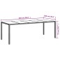 vidaXL 9-tlg. Garten-Essgruppe mit Kissen Braun Poly Rattan vidaXL 9-tlg. Garten-Essgruppe mit Kissen Braun Poly Rattan