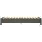 vidaXL Bettgestell Dunkelgrau 90x190 cm Samt vidaXL Bettgestell Dunkelgrau 90x190 cm Samt
