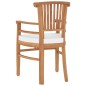 vidaXL 7-tlg. Garten-Essgruppe Massivholz Teak vidaXL 7-tlg. Garten-Essgruppe Massivholz Teak