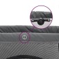 vidaXL Baby-Laufstall mit Matratze Dunkelgrau Leinenstoff vidaXL Baby-Laufstall mit Matratze Dunkelgrau Leinenstoff