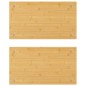 vidaXL Herdabdeckplatten 2 Stk. 50x28x1,5 cm Bambus vidaXL Herdabdeckplatten 2 Stk. 50x28x1,5 cm Bambus