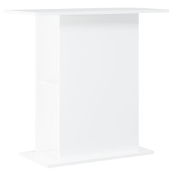 vidaXL Aquariumständer Weiß 75x36x72,5 cm Holzwerkstoff