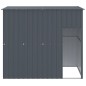 vidaXL Hundehütte mit Dach Anthrazit 214x153x181 cm Verzinkter Stahl vidaXL Hundehütte mit Dach Anthrazit 214x153x181 cm Verzinkter Stahl