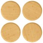 vidaXL Pizzateller 4 Stk. Ø32x1,5 cm Bambus vidaXL Pizzateller 4 Stk. Ø32x1,5 cm Bambus