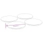 vidaXL Pizzateller 4 Stk. Ø32x1,5 cm Bambus vidaXL Pizzateller 4 Stk. Ø32x1,5 cm Bambus