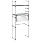 vidaXL Waschmaschinenregal 77x52x192 cm Aluminium vidaXL Waschmaschinenregal 77x52x192 cm Aluminium