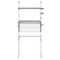 vidaXL Waschmaschinenregal 77x52x192 cm Aluminium vidaXL Waschmaschinenregal 77x52x192 cm Aluminium