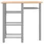 vidaXL 3-tlg. Bar-Set Grau und Braun Holzwerkstoff und Eisen vidaXL 3-tlg. Bar-Set Grau und Braun Holzwerkstoff und Eisen
