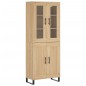 Highboard Sonoma-Eiche 69,5x34x180 cm Holzwerkstoff Highboard Sonoma-Eiche 69,5x34x180 cm Holzwerkstoff