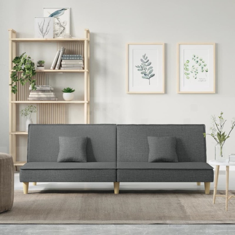 vidaXL Schlafsofa Dunkelgrau Stoff vidaXL Schlafsofa Dunkelgrau Stoff