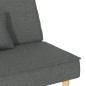 vidaXL Schlafsofa Dunkelgrau Stoff vidaXL Schlafsofa Dunkelgrau Stoff