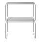 vidaXL Mikrowellenregal Weiß 51x27x63 cm Aluminium vidaXL Mikrowellenregal Weiß 51x27x63 cm Aluminium