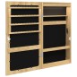vidaXL Spiegel-Schmuckschrank mit LED-Beleuchtung Wandmontage vidaXL Spiegel-Schmuckschrank mit LED-Beleuchtung Wandmontage