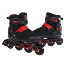 Street Rider Inline-Skates Verstellbar Pro Schwarz Größe 33-37