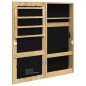 vidaXL Spiegel-Schmuckschrank mit LED-Beleuchtung Wandmontage vidaXL Spiegel-Schmuckschrank mit LED-Beleuchtung Wandmontage