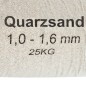 vidaXL Filtersand 25 kg 1,0-1,6 mm vidaXL Filtersand 25 kg 1,0-1,6 mm