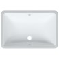 vidaXL Waschbecken Weiß 60x40x21 cm Rechteckig Keramik vidaXL Waschbecken Weiß 60x40x21 cm Rechteckig Keramik