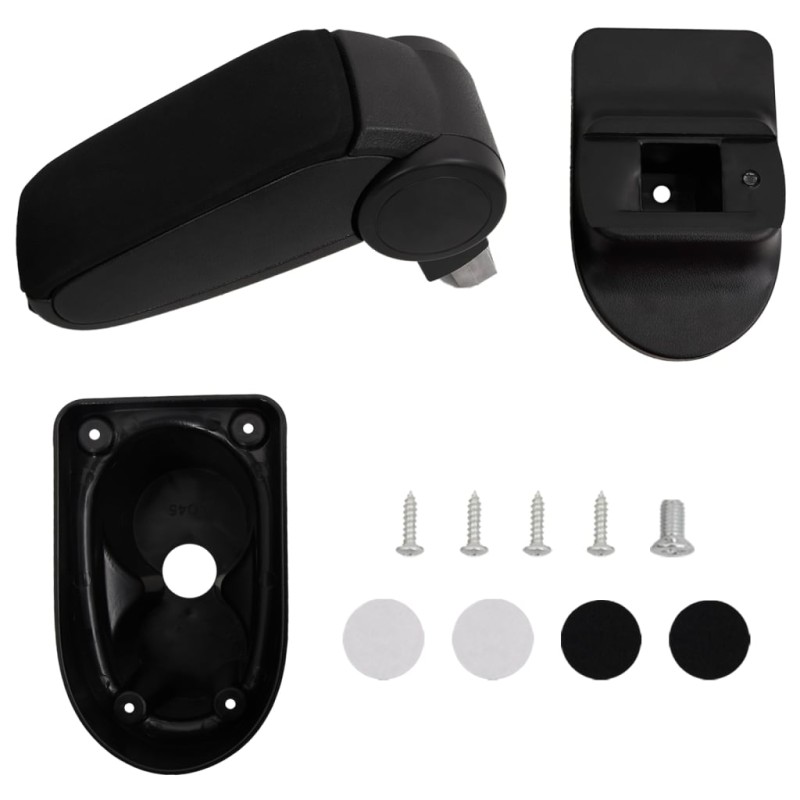 vidaXL Auto-Armlehne Schwarz 13x36x(30-46) cm ABS vidaXL Auto-Armlehne Schwarz 13x36x(30-46) cm ABS