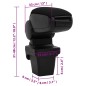 vidaXL Auto-Armlehne Schwarz 13x33x(31-48) cm ABS vidaXL Auto-Armlehne Schwarz 13x33x(31-48) cm ABS