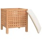 vidaXL Badhocker 48x47,5x52 cm Massivholz Nussbaum vidaXL Badhocker 48x47,5x52 cm Massivholz Nussbaum