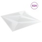 vidaXL Wandpaneele 24 Stk. Weiß 50x50 cm XPS 6 m² Stern vidaXL Wandpaneele 24 Stk. Weiß 50x50 cm XPS 6 m² Stern