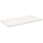 vidaXL Schreibtischplatte Weiß 100x50x2,5 cm Massivholz Kiefer vidaXL Schreibtischplatte Weiß 100x50x2,5 cm Massivholz Kiefer