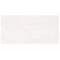 vidaXL Schreibtischplatte Weiß 100x50x2,5 cm Massivholz Kiefer vidaXL Schreibtischplatte Weiß 100x50x2,5 cm Massivholz Kiefer