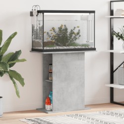 vidaXL Aquariumständer Betongrau 75x36x72,5 cm Holzwerkstoff