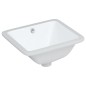 vidaXL Waschbecken Weiß 36,5x32x15,5 cm Rechteckig Keramik vidaXL Waschbecken Weiß 36,5x32x15,5 cm Rechteckig Keramik