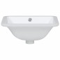 vidaXL Waschbecken Weiß 36,5x32x15,5 cm Rechteckig Keramik vidaXL Waschbecken Weiß 36,5x32x15,5 cm Rechteckig Keramik
