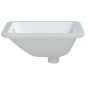 vidaXL Waschbecken Weiß 36,5x32x15,5 cm Rechteckig Keramik vidaXL Waschbecken Weiß 36,5x32x15,5 cm Rechteckig Keramik