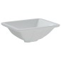 vidaXL Waschbecken Weiß 36,5x32x15,5 cm Rechteckig Keramik vidaXL Waschbecken Weiß 36,5x32x15,5 cm Rechteckig Keramik