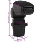 vidaXL Auto-Armlehne Schwarz 13,5x32,5x(31-46,5) cm ABS vidaXL Auto-Armlehne Schwarz 13,5x32,5x(31-46,5) cm ABS