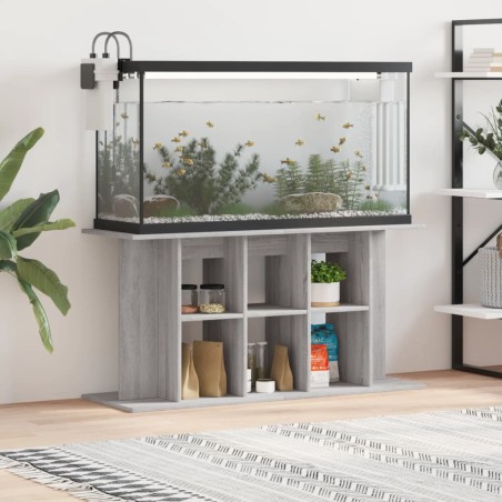 vidaXL Aquariumständer Betongrau 120x40x60 cm Holzwerkstoff