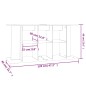 vidaXL Aquariumständer Betongrau 120x40x60 cm Holzwerkstoff vidaXL Aquariumständer Betongrau 120x40x60 cm Holzwerkstoff