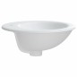 vidaXL Waschbecken Weiß 52x46x20 cm Oval Keramik vidaXL Waschbecken Weiß 52x46x20 cm Oval Keramik